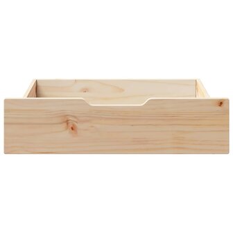 Bedlades 2 st met wieltjes 65x55x17 cm massief grenenhout 3