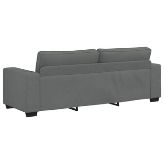 3-zitsbank 180 cm stof donkergrijs 6