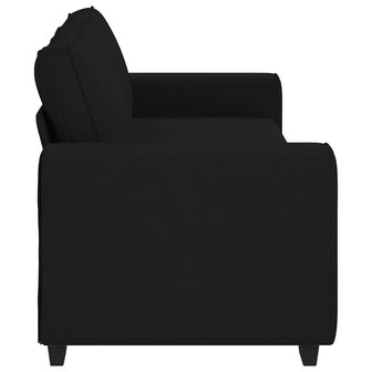 3-zitsbank 180 cm stof zwart 5