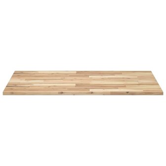 Bureaublad 80x70x2 cm onbehandeld massief acaciahout 4