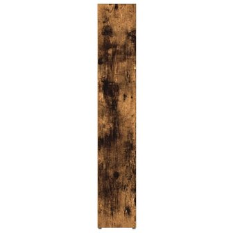 CD-kasten 2 st 21x16x93,5 cm bewerkt hout gerookt eikenkleurig 6