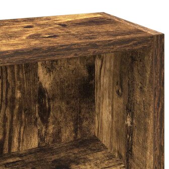 CD-kasten 2 st 21x16x93,5 cm bewerkt hout gerookt eikenkleurig 8