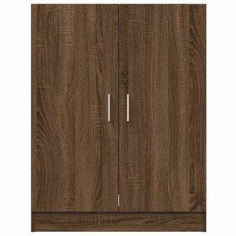 Wasmachinekast 71x71,5x91,5 cm bruin eikenkleur 4