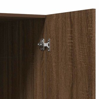 Wasmachinekast 71x71,5x91,5 cm bruin eikenkleur 8