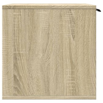 Kattenbakkast 60x40x40 cm bewerkt hout sonoma eikenkleurig 6