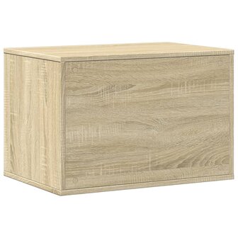 Kattenbakkast 60x40x40 cm bewerkt hout sonoma eikenkleurig 7