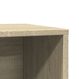 Kattenbakkast 60x40x40 cm bewerkt hout sonoma eikenkleurig 9