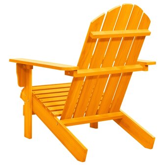 Tuinstoel Adirondack massief vurenhout oranje 4