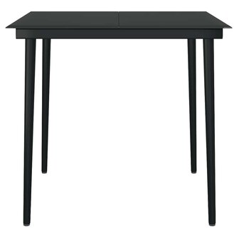 3-delige Tuinset poly rattan glas bruin 7