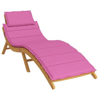 Ligbedkussen oxford stof roze 3