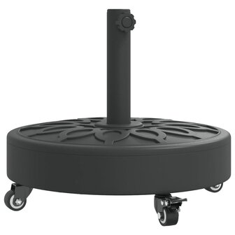Parasolvoet met wielen voor stok van &Oslash;38 / 48 mm 27 kg rond 2