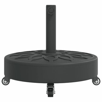 Parasolvoet met wielen voor stok van &Oslash;38 / 48 mm 27 kg rond 4