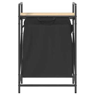 Wasmand 1 vak met plank sonoma eikenkleurig 6