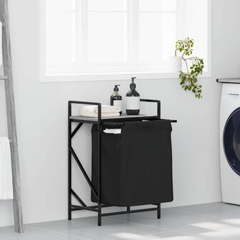 Wasmand 1 vak met plank grijs sonoma eiken 1