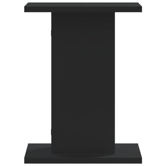 Plantenstandaards 2 st 30x30x40 cm bewerkt hout zwart 6