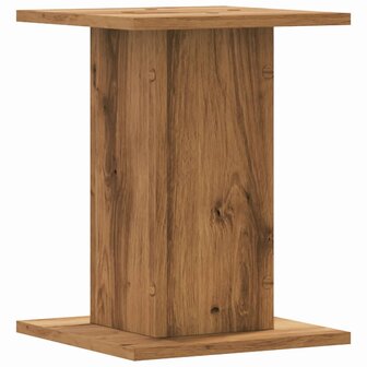 Plantenstandaards 2 st 30x30x40 cm hout artisanaal eiken 5