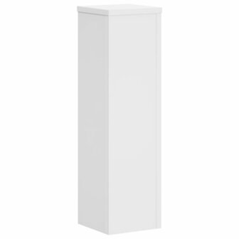 Plantenstandaards 2 st 17x17x60 cm bewerkt hout wit 4