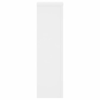 Plantenstandaards 2 st 17x17x60 cm bewerkt hout wit 5