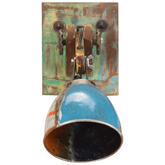 Wandlamp industri&euml;le stijl rond E27 meerkleurig 3
