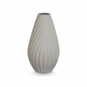 Vaas Strepen Grijs Keramisch 26 x 49 x 26 cm 1