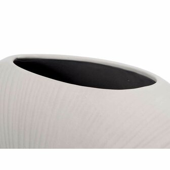 Vaas Grijs Keramisch 36 x 34 x 16 cm (2 Stuks) Rond 4