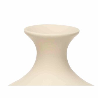 Vaas Beige Keramisch 21 x 39 x 21 cm (2 Stuks) Strepen 4