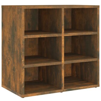 Schoenenkast 52,5x30x50 cm gerookt eikenkleurig 2