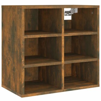 Schoenenkast 52,5x30x50 cm gerookt eikenkleurig 3