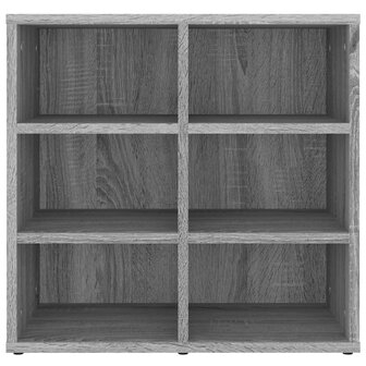 Schoenenkast 52,5x30x50 cm grijs sonoma eikenkleurig 4