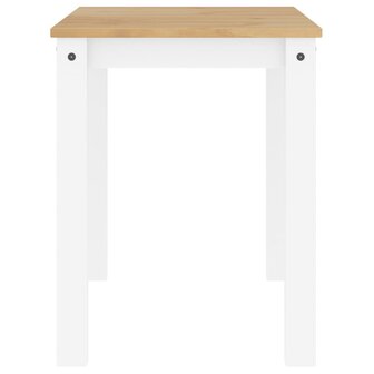 Eettafel Panama 117x60x75 cm massief grenenhout wit 5
