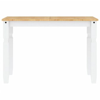 Eettafel Corona 112x60x75 cm massief grenenhout wit 4