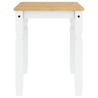 Eettafel Corona 112x60x75 cm massief grenenhout wit 5
