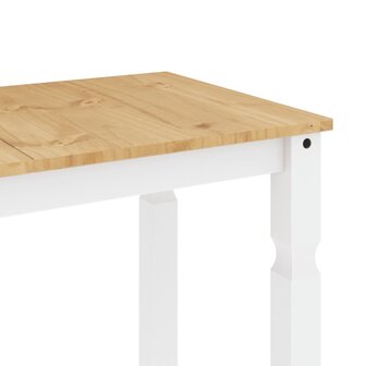 Eettafel Corona 112x60x75 cm massief grenenhout wit 7