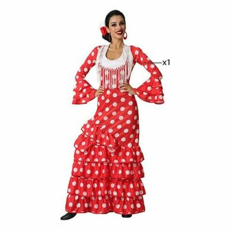Kostuums voor Volwassenen Rood (1 Onderdelen) - Maat: M/L - Maat: M/L 3