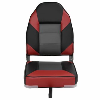 Bootstoelen 2 st inklapbaar met hoge rugleuning 39x43x58 cm 4