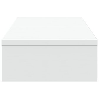Monitorstandaard verstelbaar 60x24x10,5 cm bewerkt hout wit 5