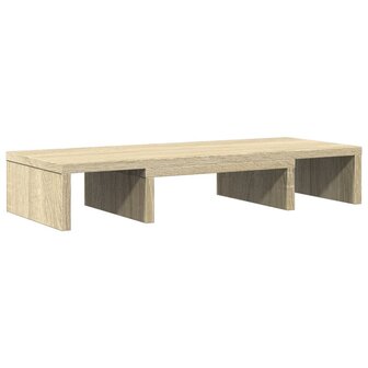 Monitorstandaard verstelbaar 60x24x10,5 cm hout sonoma eiken 2