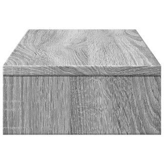 Monitorstandaard verstelbaar 60x24x10,5 cm hout grijs sonoma 5