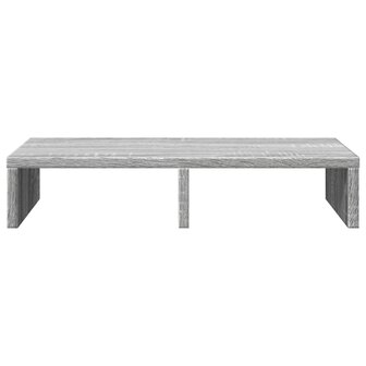 Monitorstandaard 50x27x10 cm bewerkt hout grijs sonoma eiken 4