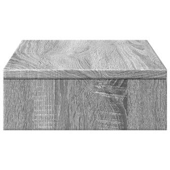 Monitorstandaard 50x27x10 cm bewerkt hout grijs sonoma eiken 5
