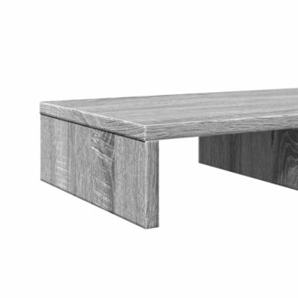 Monitorstandaard 50x27x10 cm bewerkt hout grijs sonoma eiken 7