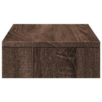 Monitorstandaard 50x27x10 cm bewerkt hout bruin eikenkleurig 5