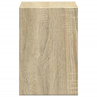 Monitorstandaard met bureau-organizer bewerkt hout sonoma eiken 5