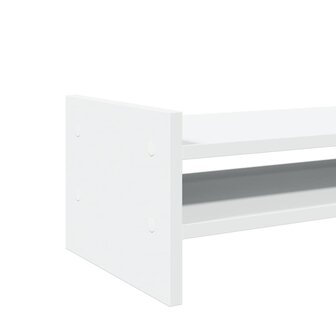 Monitorstandaard 50x27x20 cm bewerkt hout wit 7