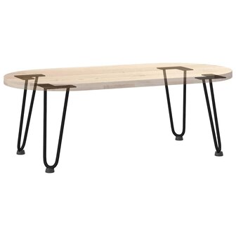 Haarspeld tafelpoten 4 st 30 cm massief staal zwart 8