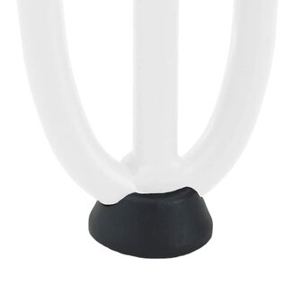 Haarspeld tafelpoten 4 st 20 cm massief staal wit 9