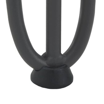 Haarspeld tafelpoten 4 st 30 cm massief staal antracietkleurig 9
