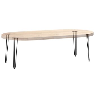 Haarspeld tafelpoten 4 st 72 cm massief staal zwart 8