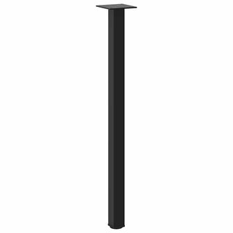 Salontafelpoten 4 st 72-74 cm staal zwart 4