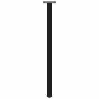 Salontafelpoten 4 st 72-74 cm staal zwart 5